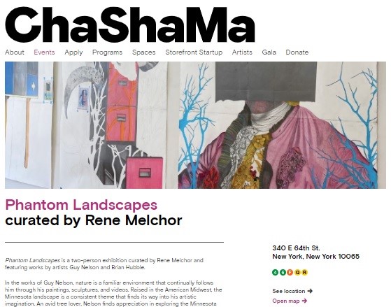 ChaShaMa Exhibition Landscapes